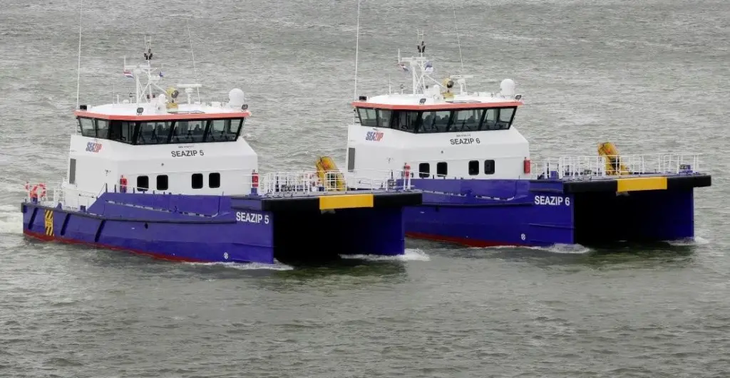 SeaZip 5 and 6 are Damen Fast Crew Suppliers (2610)