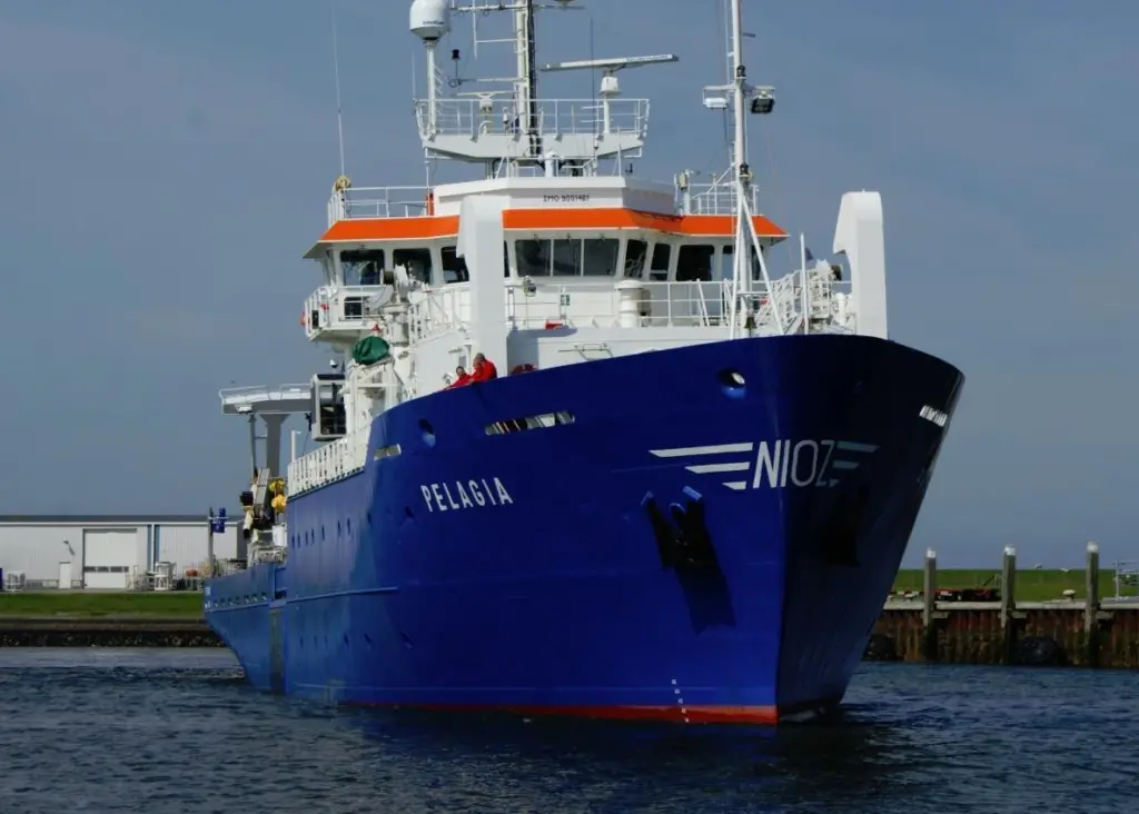 'Pelagia' was able to sail out according to schedule.