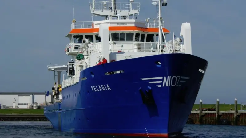 'Pelagia' was able to sail out according to schedule.