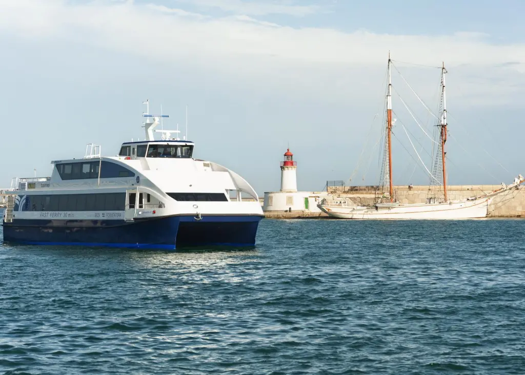 The newly built Rodman 90 on its inaugural voyage between Ibiza and Formentera