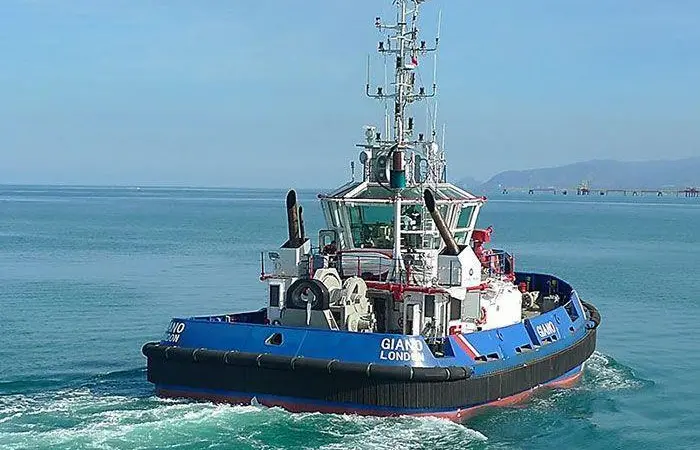 'Giano' is now available for inspection by prospective shipyards and owners (Giano Tug)