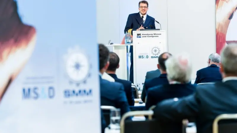 SMM 2014, opening MS&D, Frank-Martin Heise, former chief of waterway police Hamburg