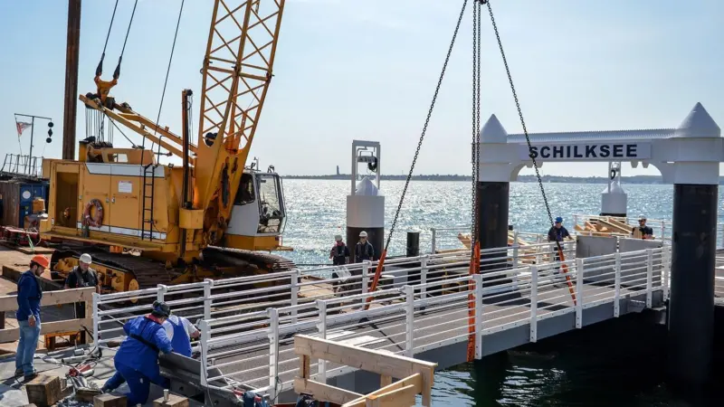 Work at new Schilksee landing