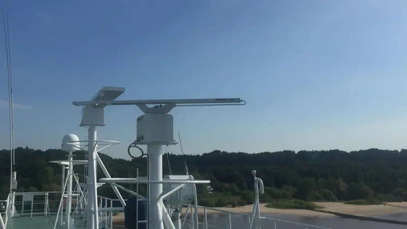 The NautoScan NX Radar Transceiver has been installed on the container feeder ‘Vera Rambow’
