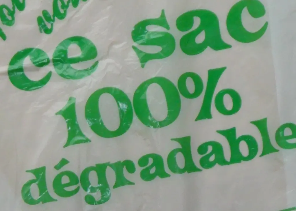Labelled ‘100% biodegradable’ but does this include the marine environment?