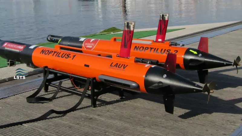 AUVs for multiple deployment at Leixoes, Portugal. Picture: University of Southampton IT Innovation Centre, Sunrise Consortium