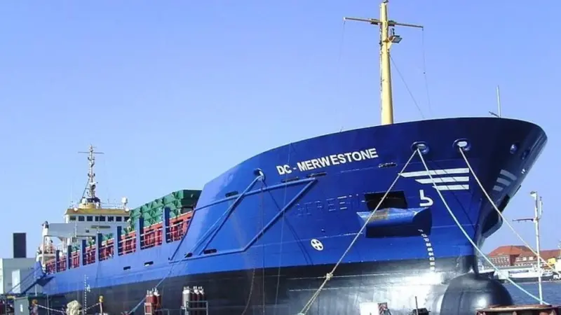 The vessel 'DC Merwestone' before it became the subject of an infamous test case (Photo: Wikipedia Commons)