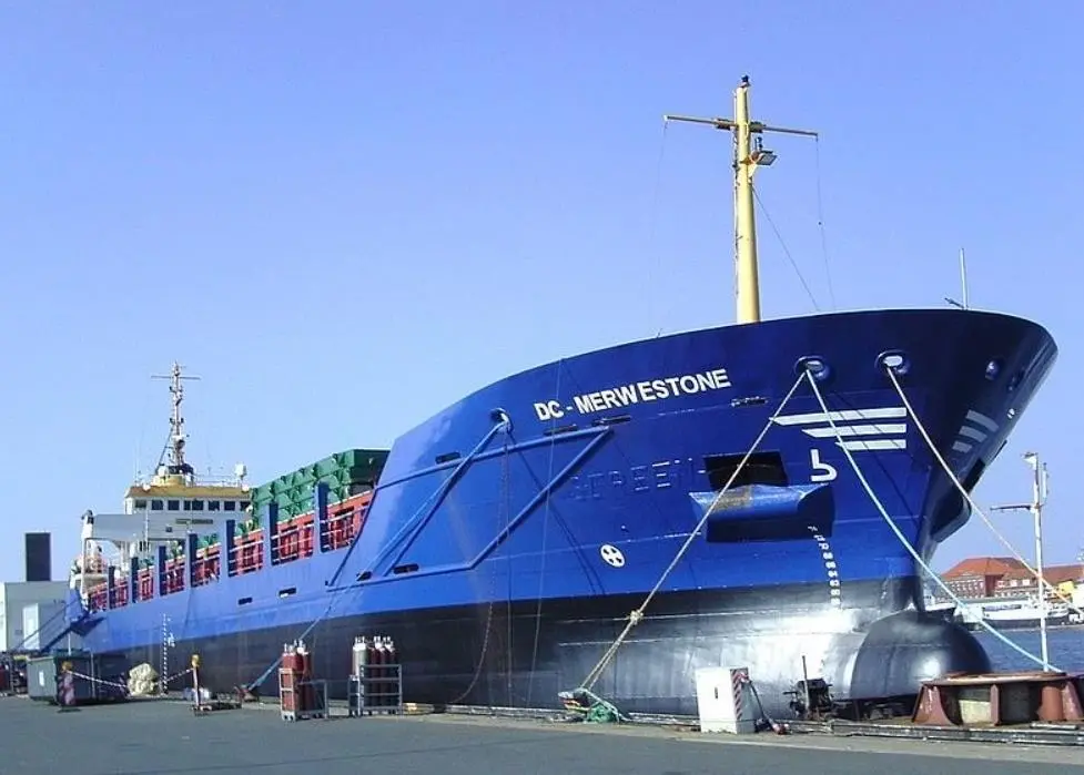 The vessel 'DC Merwestone' before it became the subject of an infamous test case (Photo: Wikipedia Commons)