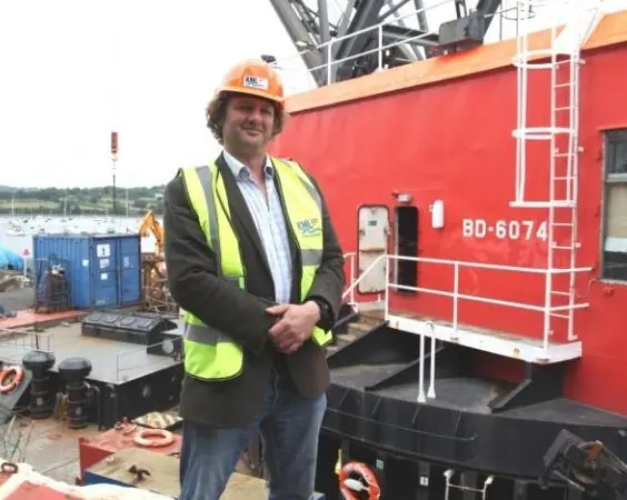 Diccon Rogers, MD of KML, the new owners of the site (Photo: Graeme Ewens)