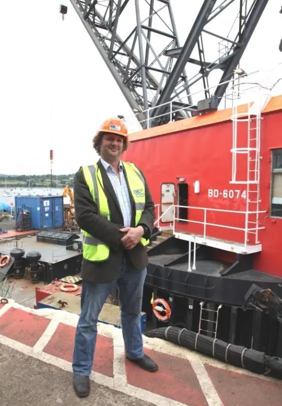 Diccon Rogers, MD of KML, the new owners of the site (Photo: Graeme Ewens)