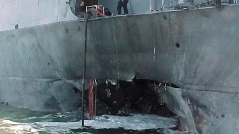 Al-Qaeda’s suicide-ramming of the USS Cole in October 2000 killed 17 US sailors and injured 39
