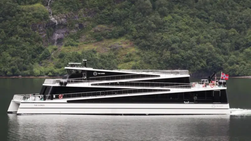 'Vision of the Fjords' continues to turn heads cruising up and down the Norwegian coast
