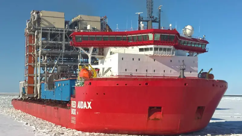 ‘AUDAX’ is now equipped with a Anschütz gyro compass Photo: Red Box Energy Services