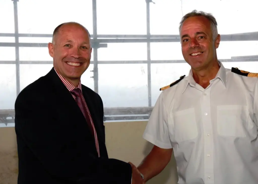 Steve Guest MD KNC and Bob Sanguinetti CEO Gibraltar Port Authority