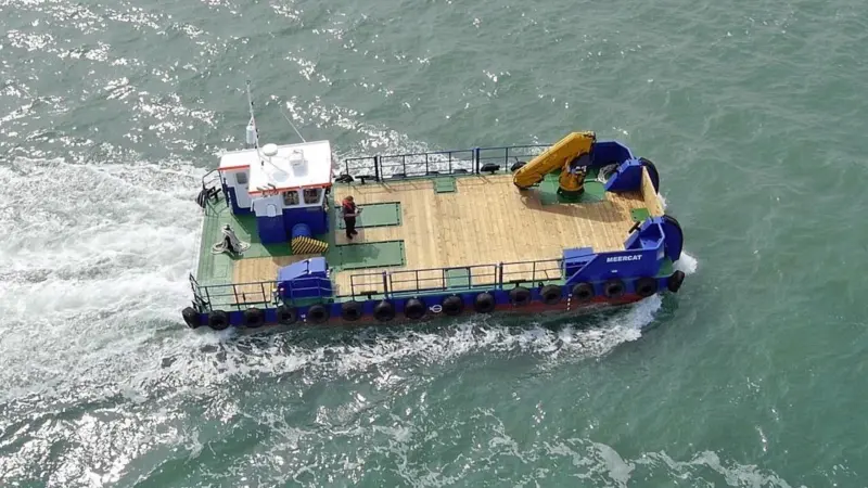 An aerial view of 'Venetia'
