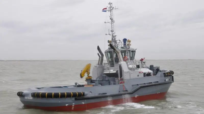 One of the three hybrid Damen tugs for the Royal Netherlands Navy (Damen)