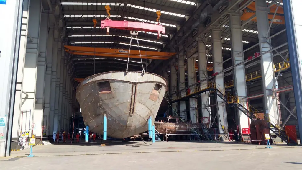 Svitzer's visit included an overview of current building activity (Sanmar)