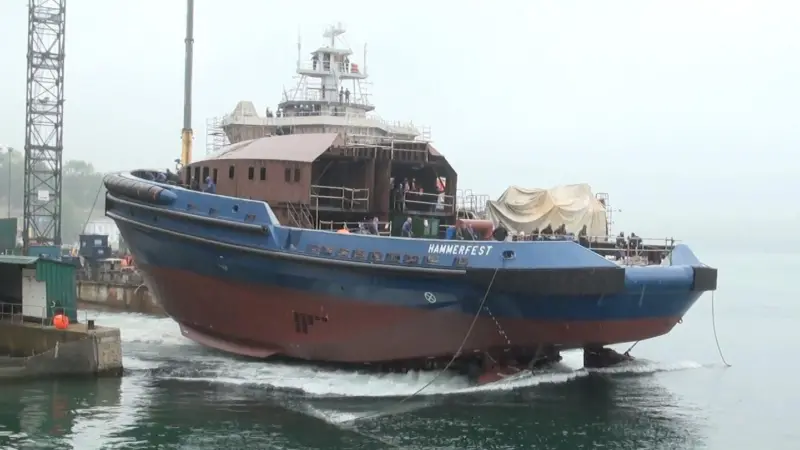 Ostensjo's dual-fuel tugs are under construction at Astilleros Gondan in Spain (Astilleros Gondan)