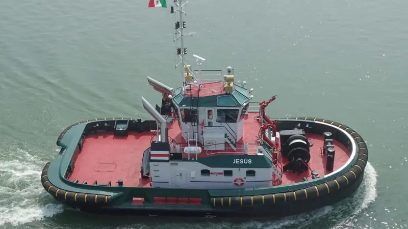 Delivery of 'Jesus' involved a 10,500 mile trip from China to Mexico (Damen)
