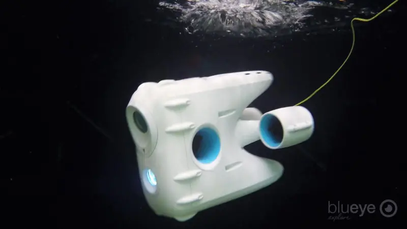 Cost-effective drones like this could work as a swarm. Photo: Blueye
