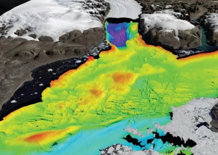 Data collected using EM 122, which will be installed on vessel Photo: Martin Jakonsson Stockholm University