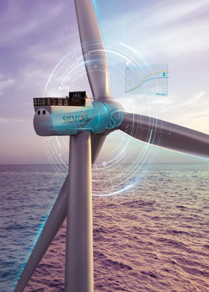 When erected, the turbines will be the largest thus far in the Belgian North Sea Photo: Siemens