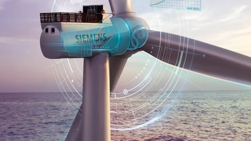 When erected, the turbines will be the largest thus far in the Belgian North Sea Photo: Siemens