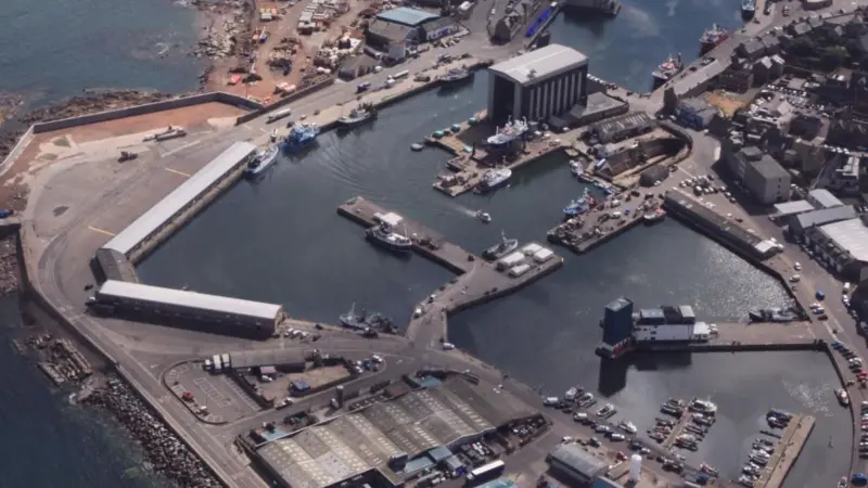 Peterhead harbour entrance is due to be widened