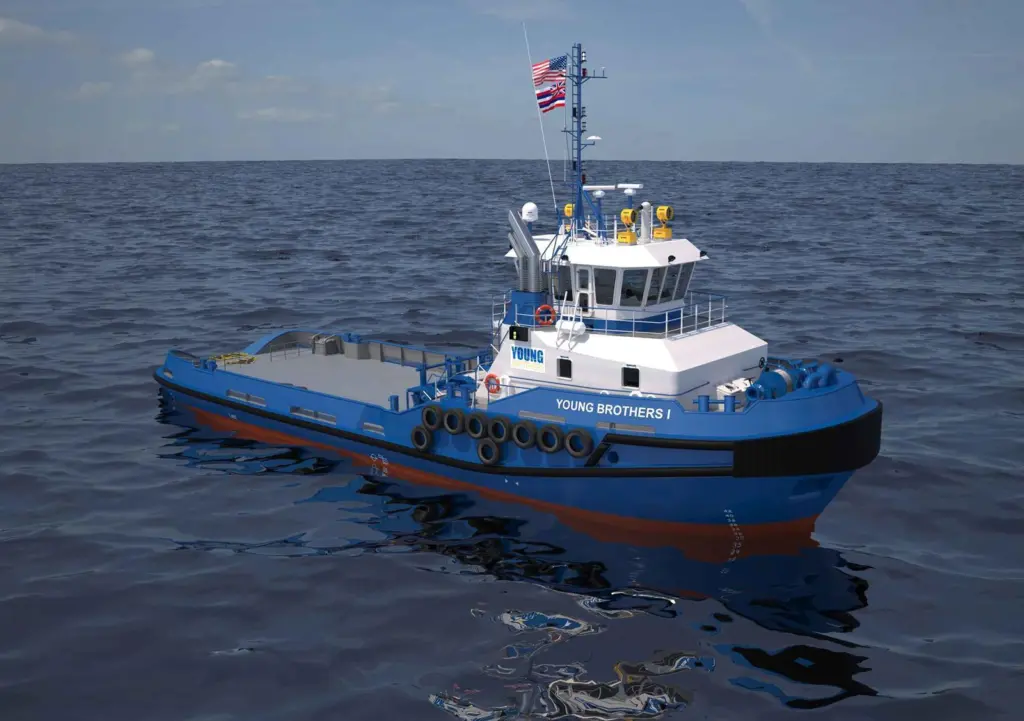 Four Stan Tug 3711s will be operating in Hawaii for Young Brothers (Damen)