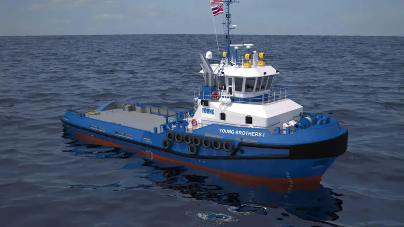 Four Stan Tug 3711s will be operating in Hawaii for Young Brothers (Damen)
