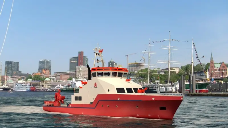 Much-needed fire fighting revamp underway in Hamburg  port
