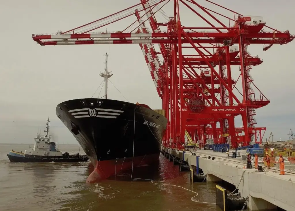 The site currently has five ‘megamax’ ship to shore (STS) transfer cranes and 12 quayside container handling cranes
