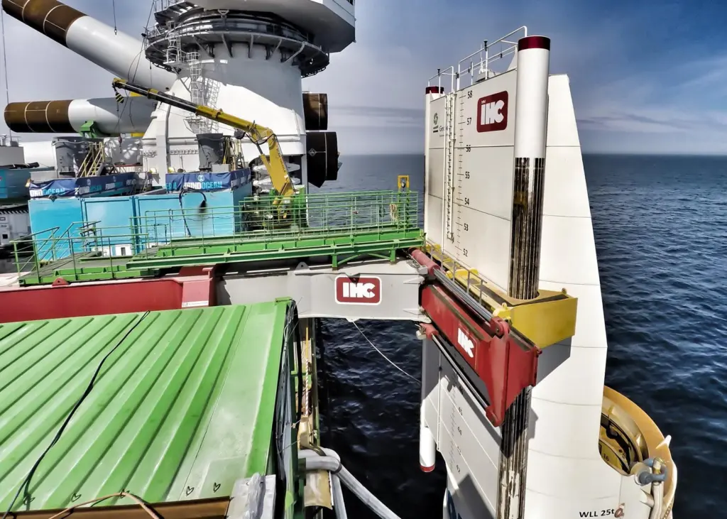 IHC’s system enhances the process of installing monopile wind turbine foundations