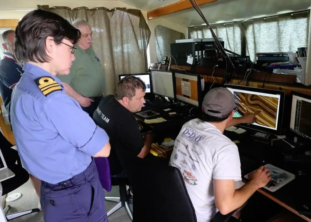 Survey station aboard the 'Magic Star'