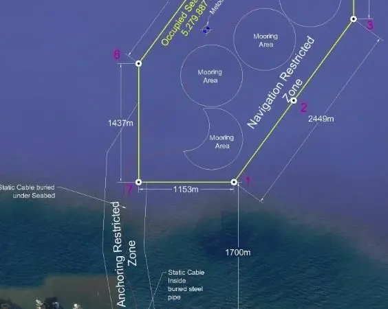 BiMEP is located 1.7 km off the coast of Armintza in Spain