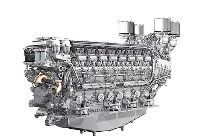 The new 16-cylinder engine is based on the well-proven Series 8000 engine