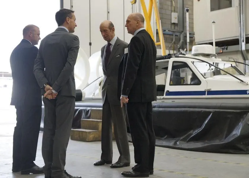 Duke of Kent viewing new 995ED