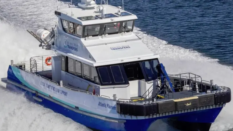 'Atlantic Pioneer' is the first purpose built CTV for the burgeoning US offshore wind industry
