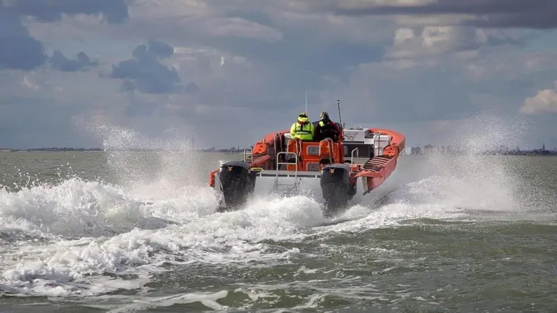 The OXE/ Cheetah Marine test boat which was exhibited at Seawork 2016