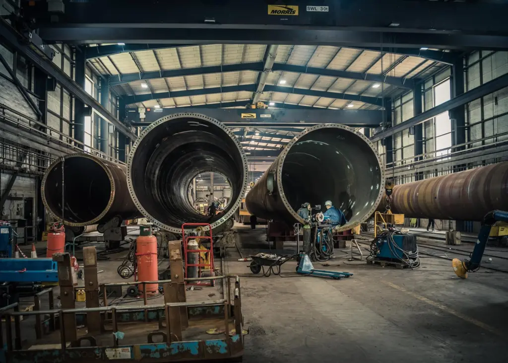 CS Wind’s new facility will be will be the first facility in the UK that can manufacture towers for offshore wind turbines