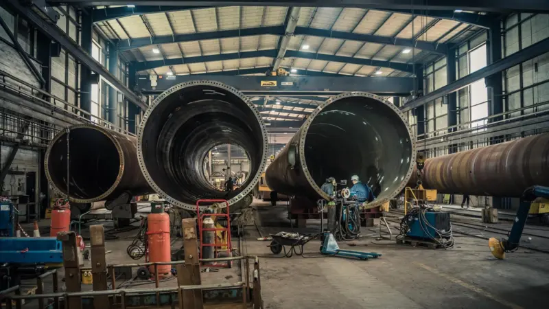 CS Wind’s new facility will be will be the first facility in the UK that can manufacture towers for offshore wind turbines