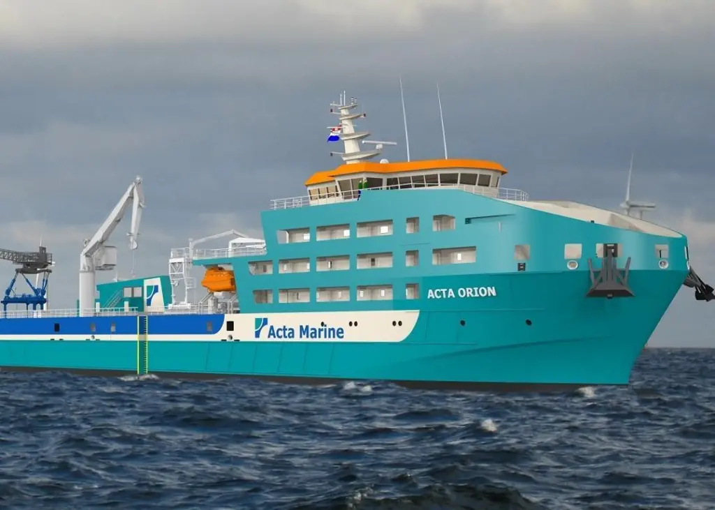 'Acta Orion' has recently been at work on the Gemini Windpark