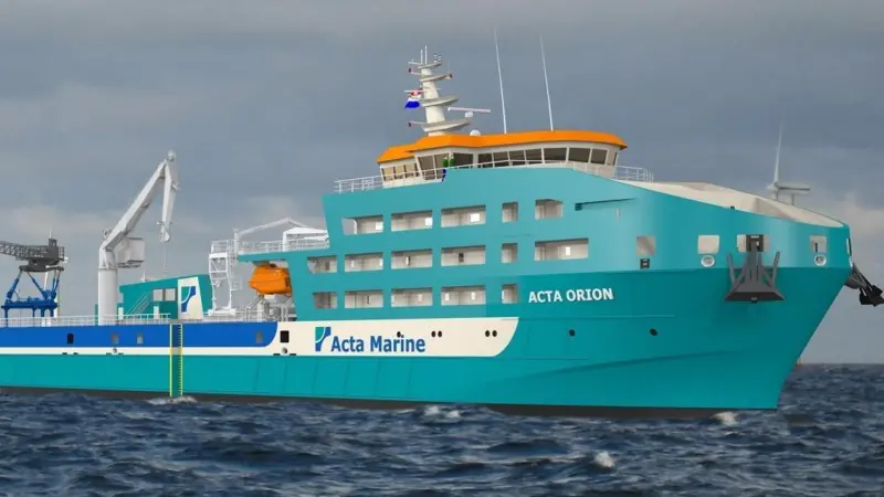 'Acta Orion' has recently been at work on the Gemini Windpark
