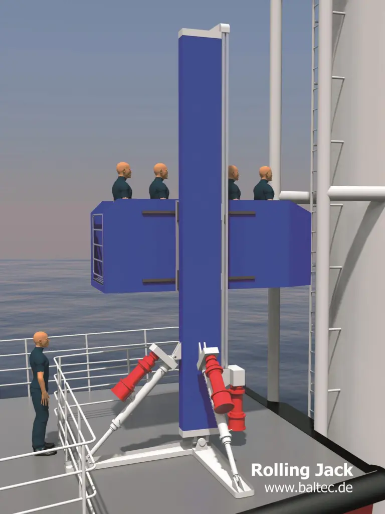 Detail of the Rolling Jack design by Baltec