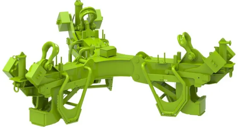 The flange lifting tool is a straightforward, mechanical device – with optional extras such as a remote release
