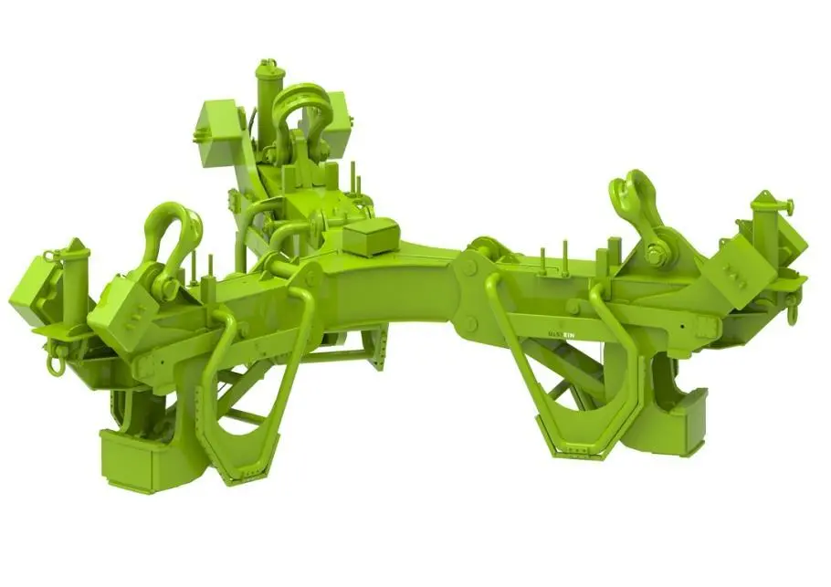 The flange lifting tool is a straightforward, mechanical device – with optional extras such as a remote release