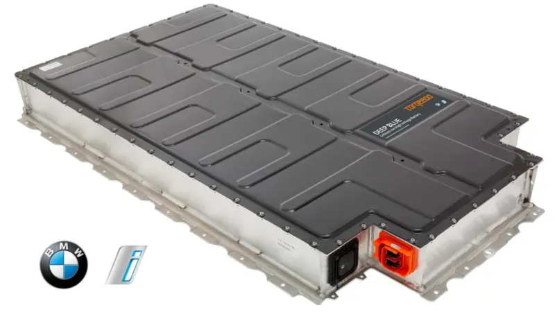 The new BMW i high-voltage battery has been adapted to work reliably with the Deep Blue system