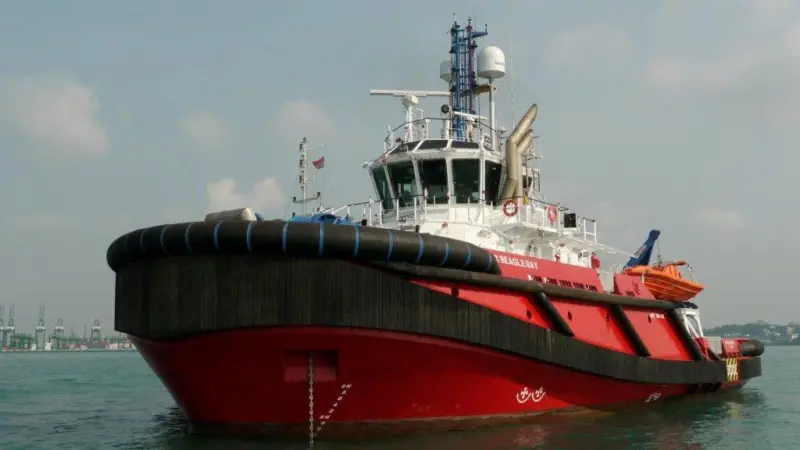 The three tugs are the largest in the Rotortug range (KT Marine