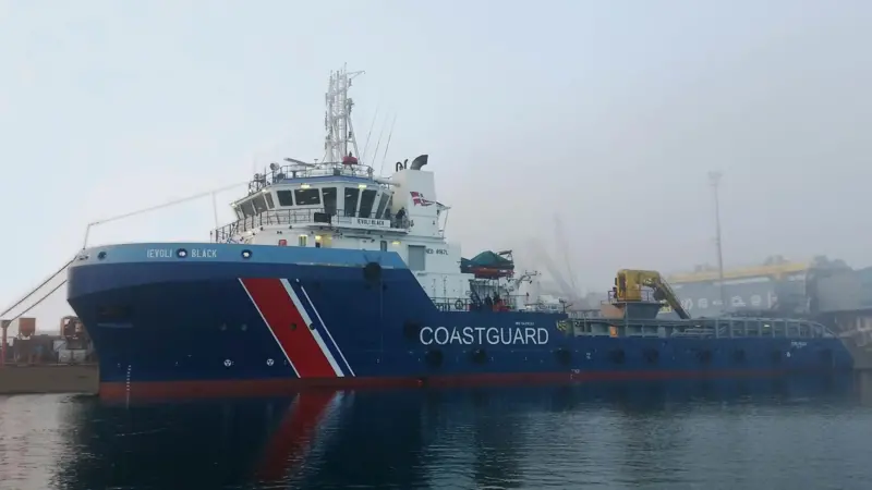 Ievoli Black in its new UK Coastguard colours (Ardent)