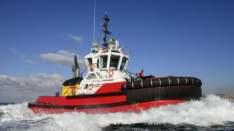 'Sirapinar' is first of three new Sanmar-built tugs for Drydocks World (Sanmar)